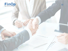 Tablet Screenshot of finopgroup.com